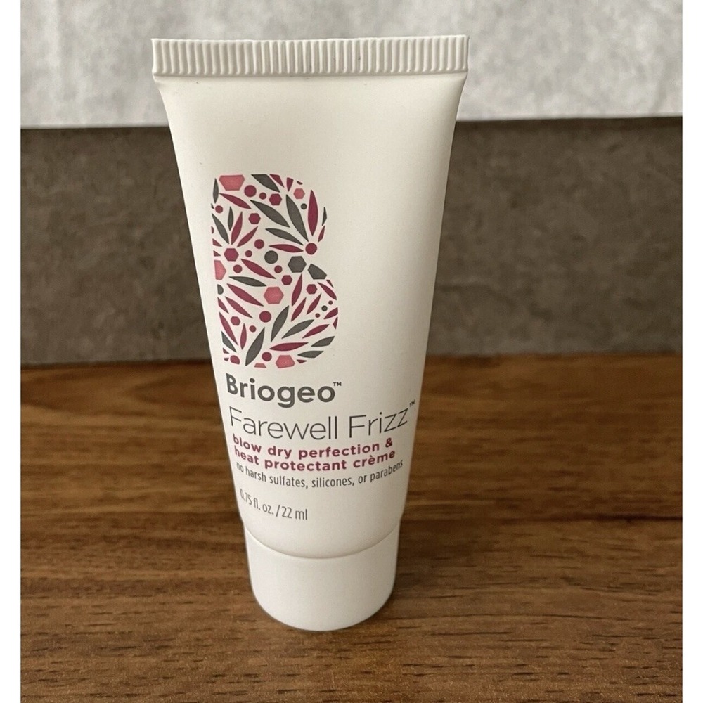 Briogeo Farewell Frizz Blow Dry Perfection & Heat Protectant Creme 0.75 oz Trav